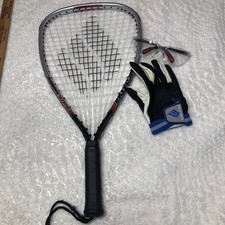 Ektelon PowerFan Viper 1000 Racquetball Racquet, Eye Protection, R H Glove