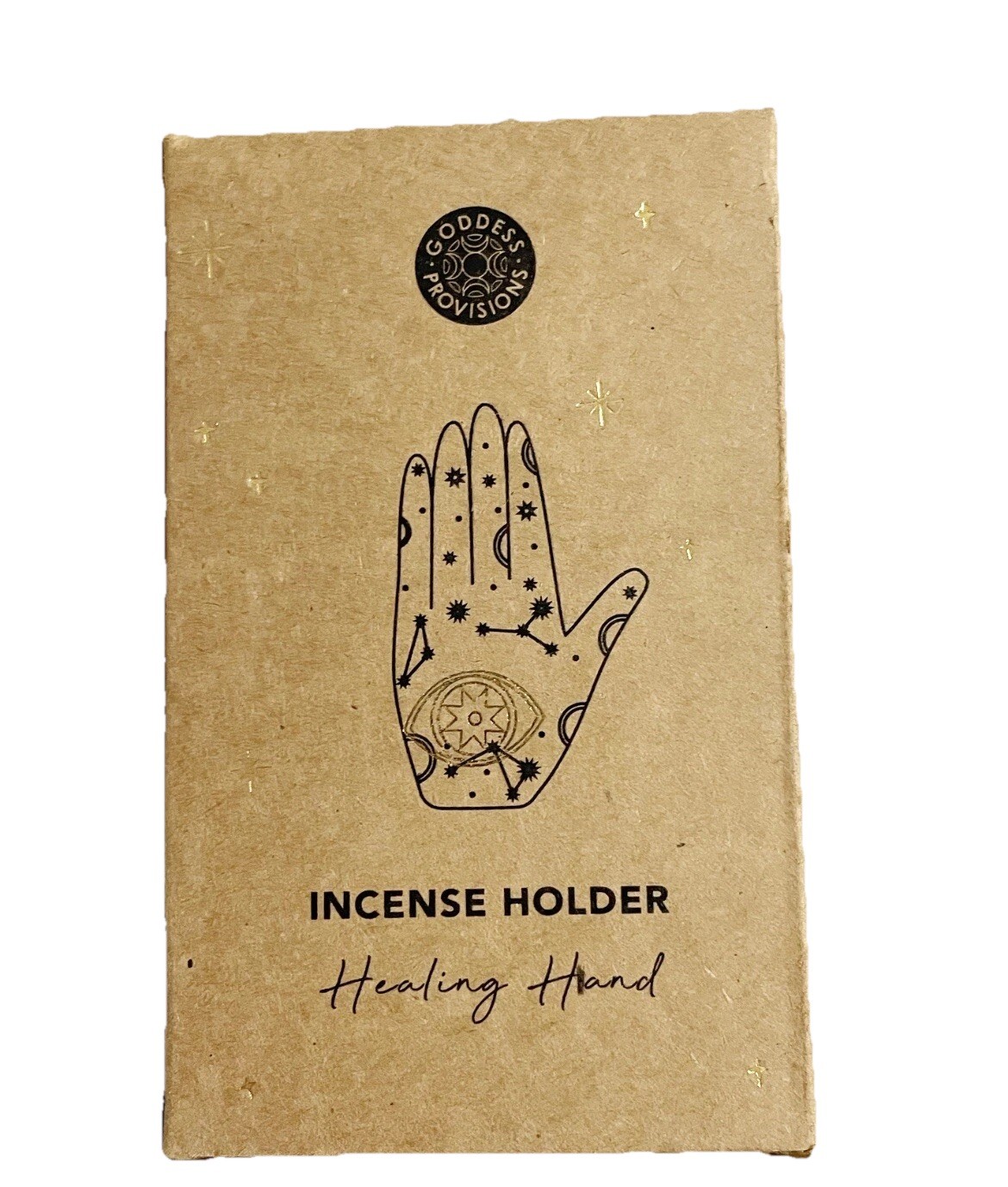 NEW Goddess Provisions Healing Hand Incense Holder Brass Spiritual Decor Gift