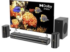 Hiwill 4.1ch Sound Bar with Dolby Atmos, 300W Sound  New Open Box