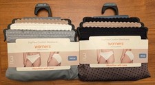 Warner's Blissful Benefits 3XL 10 Microfiber Lace Hi-Cut Panties 6 PACK 1549