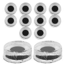  12 Pcs Glasses Lens Protective Film Blackout Stickers Side Shield