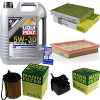 Inspektionskit Filter Liqui Moly ÖL 5L 5W-30 FüR Ford Fusion Ju_ 1.6 Tdci