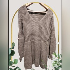 NWT CUPSHE Coffee Brown Sweater Dress | Cozy Knit | Women's