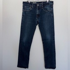 Adriano Goldschmied The Matchbox Slim Straight Blue Jeans Size 34x32 dark wash
