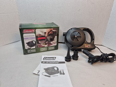 #ad Coleman Electric Quick Pump With Hose Adapter Inflates Deflates $13.45