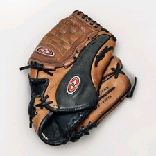 EASTON Baseball Mitt Glove DT-125 RHT Brown Leather Lightly Used Good Condition