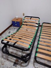 Struttura Letto Doghe Materasso Reclinabile Coppia Due 190x60