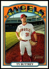 2021 Ty Buttrey Topps BASEBALL #4 Los Angeles Angels