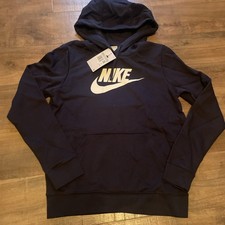 Nike Sportswear Club Fleece Women's Logo Pullover Hoodie DQ5775-451 Size Xsmall