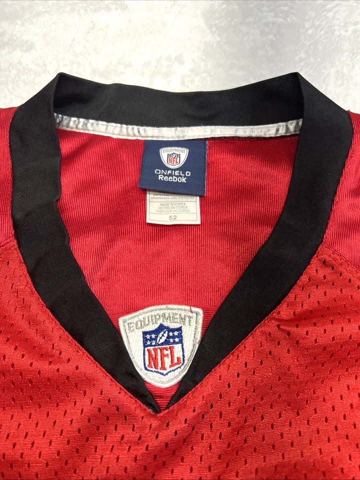 Camiseta deportiva de fútbol americano Roddy blanca de colección Reebok On Field NFL Atlanta Falcons #84 talla 52 Foto 3 de 4