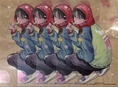 4 sheets of Haru no Arashi to Monster clear file folder Hana to Yume Benefits