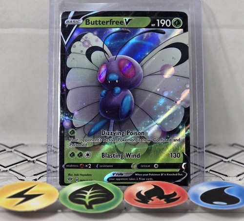 Pokémon TCG Butterfree V 001/189 Darkness Ablaze 2020 NM