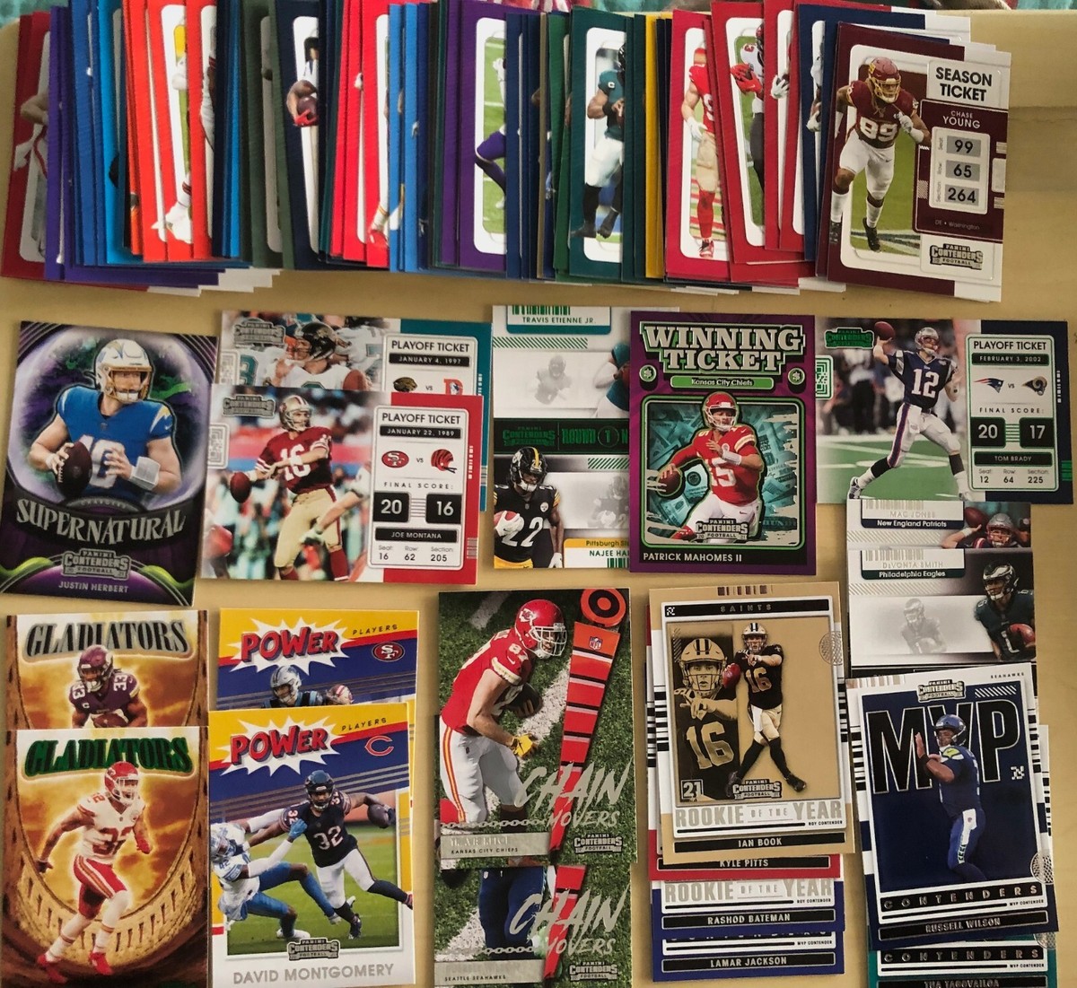 2021 PANINI CONTENDERS FOOTBALL SINGLES - INSERTS - BASE CARDS - YOU PICK