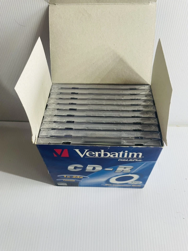 Verbatim CD-R Printable 1x 24x Blank Media And Memory Optical 700mb X 10 Box. - Image 2 of 4