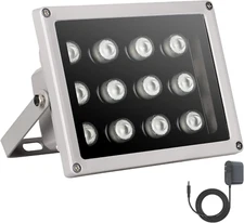 Iluminador IR Angulo Amplio Para Vision Nocturna Luz Infrarroja LED Impermeable