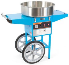 VIVO Blue Electric Commercial Cotton Candy Machine Stand Floss Maker