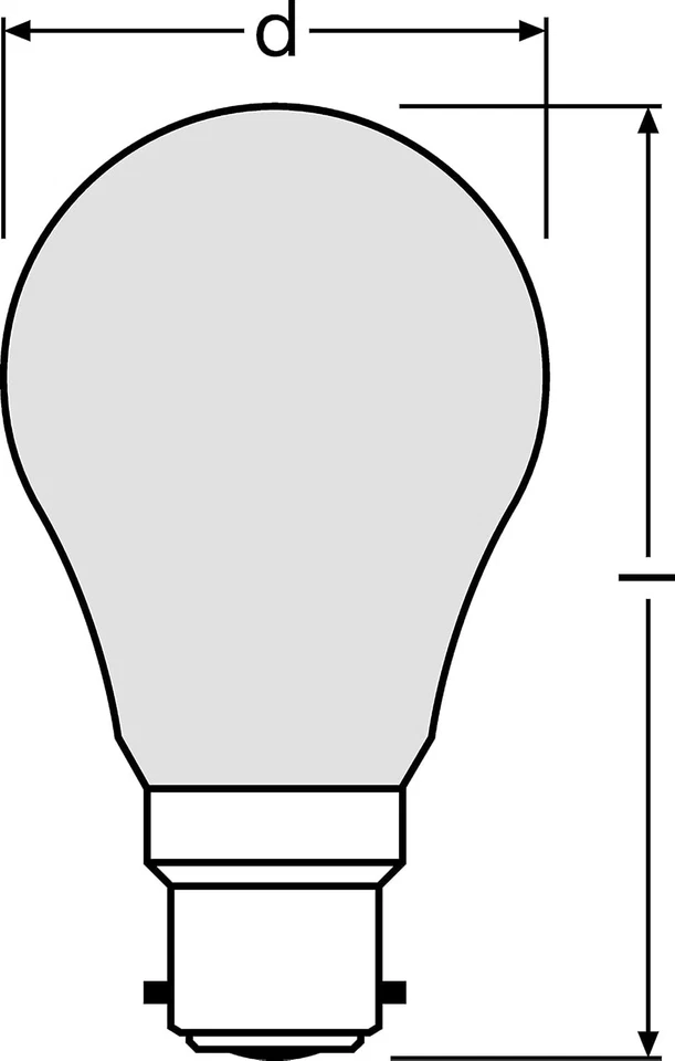 Osram LED B22d Filament Lampe Wamweiss Glühbirne 75W Dimmbar Leuchtmittel - Bild 3 von 4