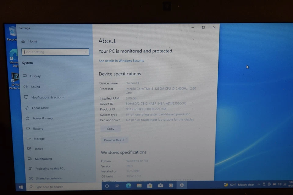 Dell Latitude E6430 Intel Core i5-3230M 8GB RAM 256GB SSD Windows 10 NVidia 5200 - Image 4 of 4