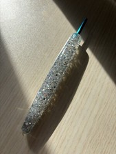 Limited Edition Resin Handle Custom crochet hook Small Batch Artisan  Size H