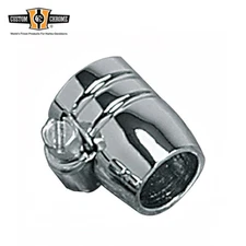 6PCS Custom Chrome Grooved Hose Clamps Fit For 5-16"-3/8" Diameter