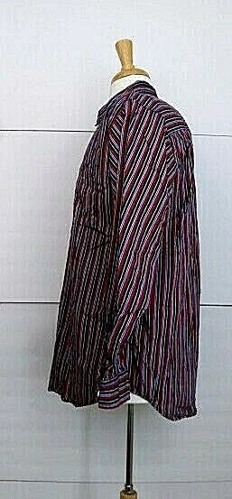 John Ashford платье рубашка мужской размер M красный желтый синий белые полосы в наличии - Изображение 3 из 4