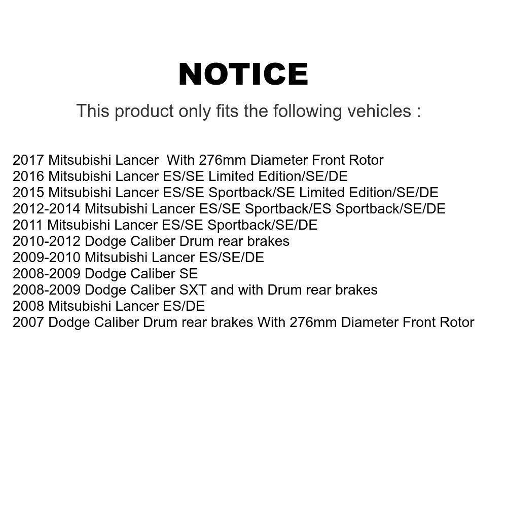 EBC Premium Front Rotors (256x24mm) | 02-05 Mitsubishi Lancer 2.0 ES main image 0