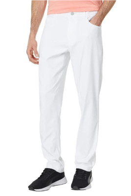 NEW Men's Puma Jackpot Performance Fit 599243 Golf Pants Bright White SZ. 38X30