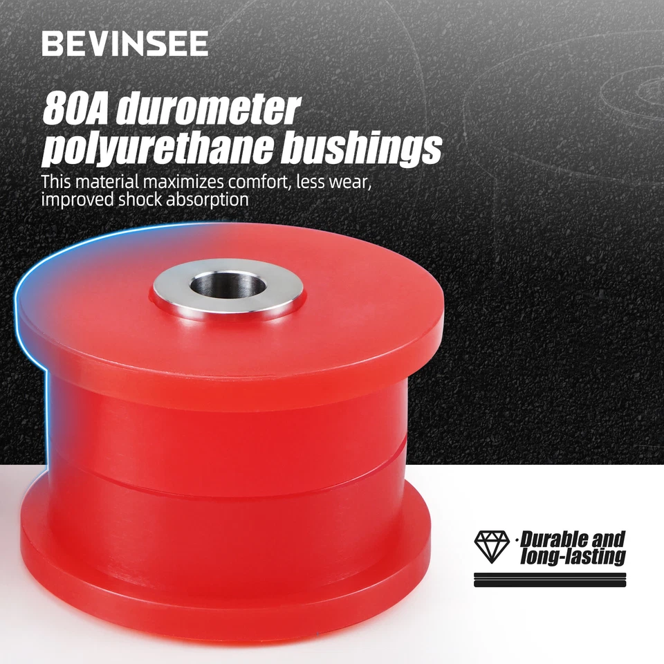 80A Rear Trailing Arm Bushing + Bracket For BMW E46 E36 320i 323i 325i 328i 330i - Image 4 of 4