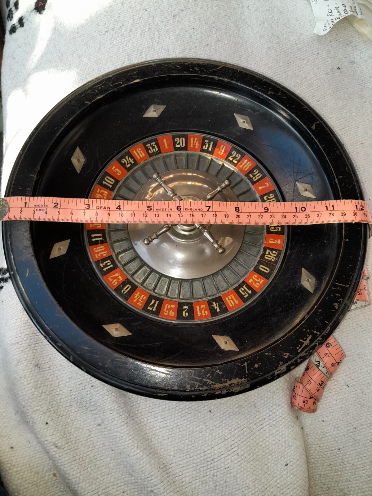 Antique Roulette Wheel eBay