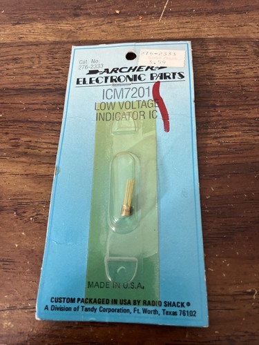 Archer Electronics 276-2333 ICM7201 Low Voltage Indicator IC (NOS) - Picture 1 of 2