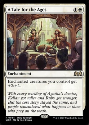 *MtG: 4x A TALE FOR THE AGES - Wilds of Eldraine Rare - magicman-europe*