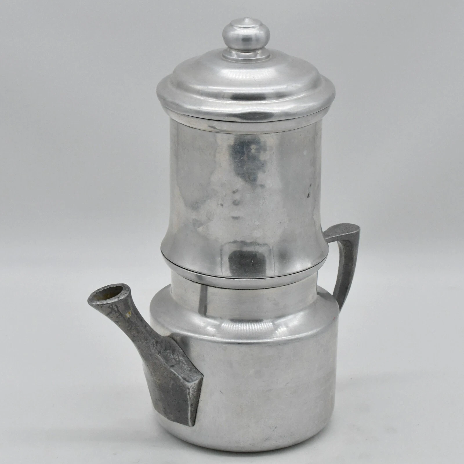 Vintage Made In Italy Aluminum Coffee Maker T4 Complete