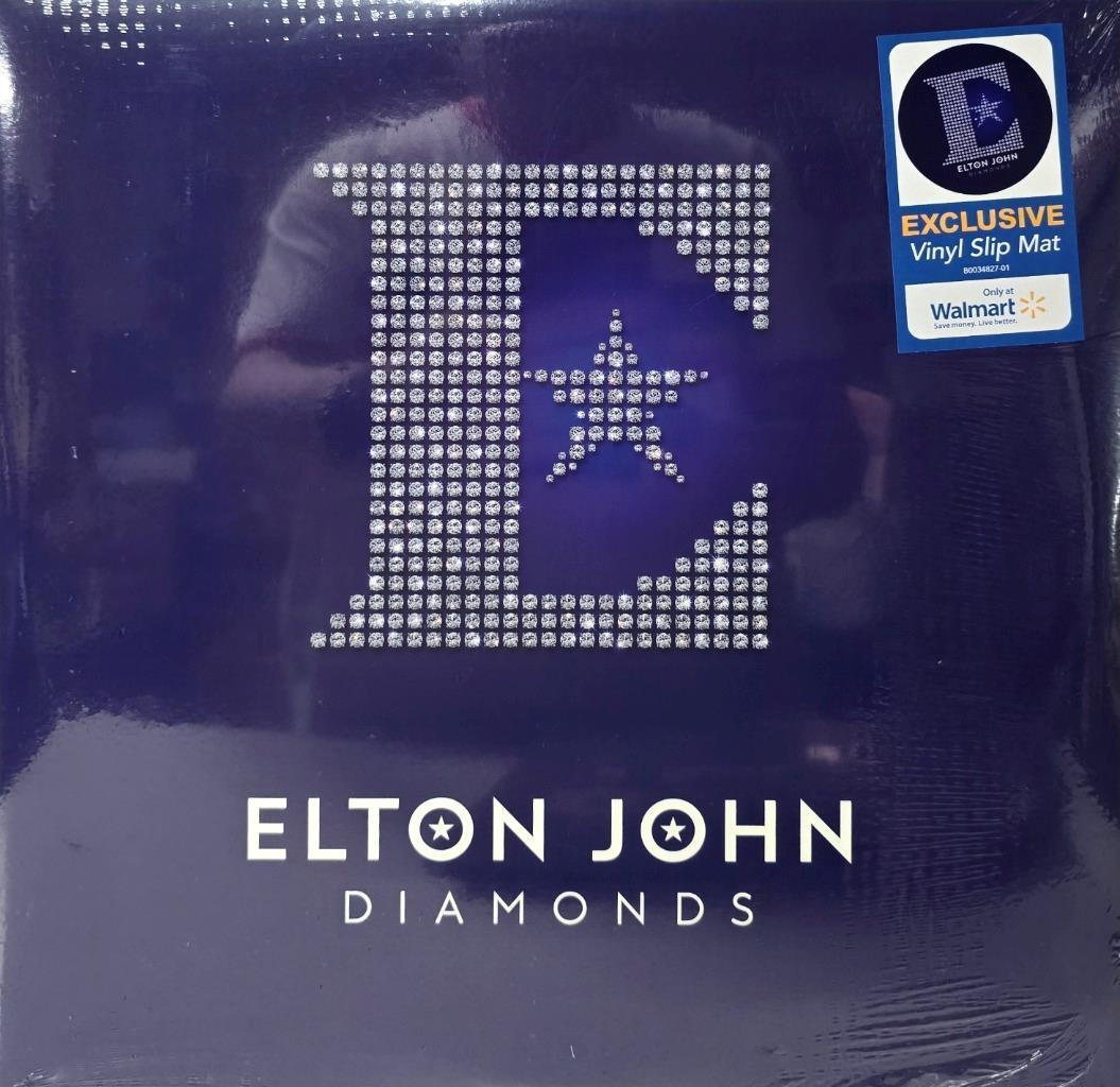 ELTON JOHN DIAMONDS WALMART VINYL SLIP MAT VINYL RECORD LP NEW SEALED