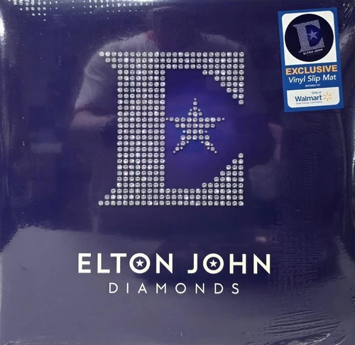 ELTON JOHN DIAMONDS WALMART VINYL SLIP MAT VINYL RECORD LP  NEW SEALED