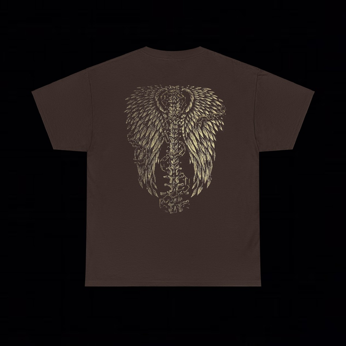 【MEDIA82】 Angel Uniform Stone Tee Mma Elite Grunge style T Shirt y2k Tapout emo amity