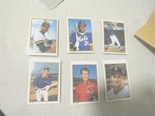 1987 topps baseball all star complete set, 60 cards Bonds RC, Ripken Puckett