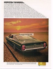 1968 Ford Galaxie Xl Fastback Black Vintage Print Ad