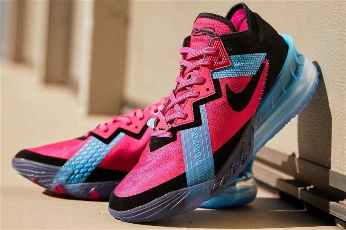 nike lebron 18 low fireberry