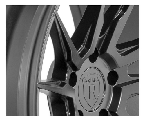 19” ROHANA RF2 MATTE BLACK WHEELS RIMS FOR AUDI A3 S3 A4 Q3 Q5 19X8.5 ET.35 - Picture 6 of 12