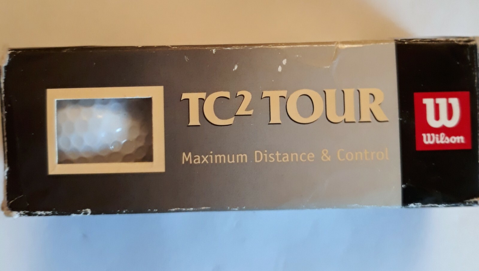 Wilson GOLF BALLS TC2 Tour Maximum Distance and Control 3 Pack of White