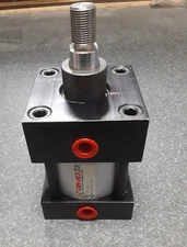 Lin-Act A3B-3.25x1-N-2 Air Cylinder 3.25" Bore 1" Stroke Double Acting 3/4"-16NF