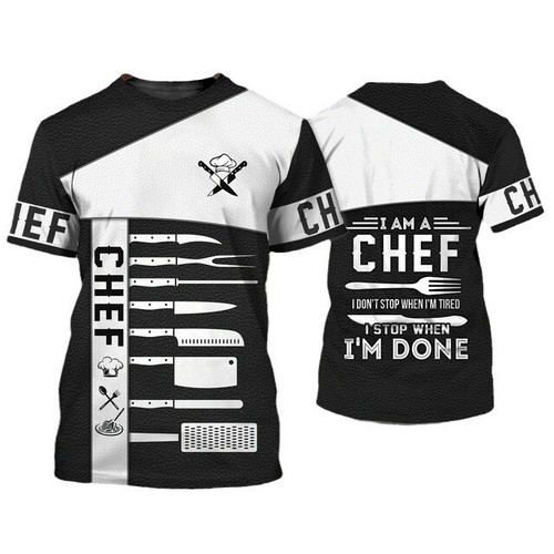 Mens Unisex Chef Coat Jacket Restaurant Kitchen Workwear Cook Baking Uniform Top - Picture 5 of 49
