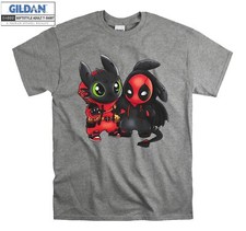 Toothless and Deadpool Friends T-shirt Gift Hoodie T shirt Men Women Unisex 6516