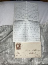 Antique 1869 Letter to Hillsdale NY: aunt’s death from a cold - Fuller Genealogy