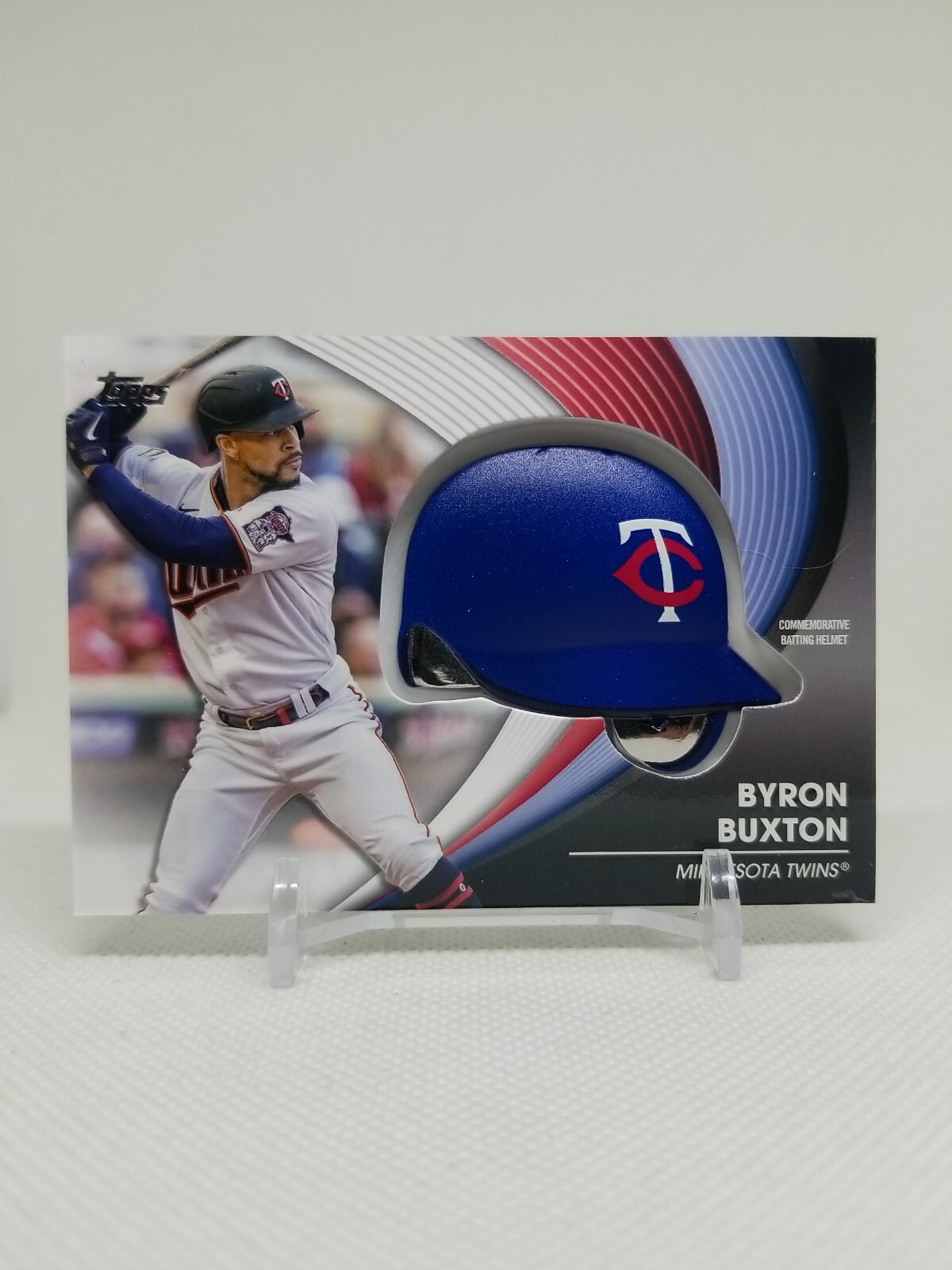 2022 Topps Series 2 Byron Buxton Commemorative Batting Helmet Card BH