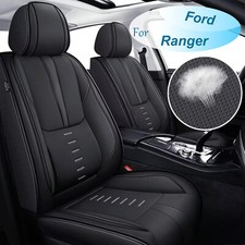 For Ford Ranger 2019-2025 Car 5 Seat Cover Microfiber Leather Set Cushion Pad For Ford Ranger 2019-2025 Car 5 Seat Cover Microfiber Leather Set Cushion Pad