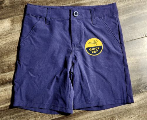 Cat & Jack Boys Quick Dry Shorts BLUE Adj Waist Choose Size BNWT