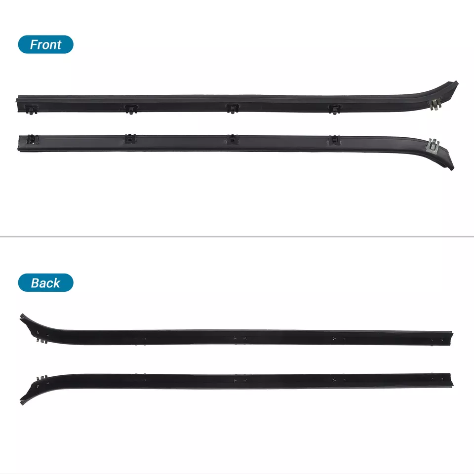 Rubber Door Window Weatherstrip Seal Kit Fits Dodge Truck D/W 1980-1993 4Pcs - Image 2 of 4