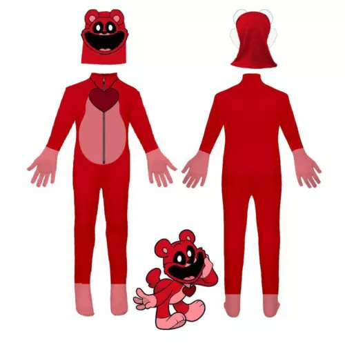 Poppy Playtime Chapter 3 Festival Costume Jumpsuit Fancy Dress Kids Boys Girl UK - Picture 7 of 29