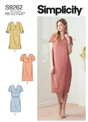Simplicity Schnittmuster 9262.H5 Kleid Gr. 32 - 40